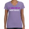 Women's V-Neck Fine Jersey Tee Thumbnail