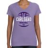 Women's V-Neck Fine Jersey Tee Thumbnail