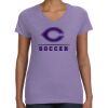 Women's V-Neck Fine Jersey Tee Thumbnail