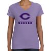 Women's V-Neck Fine Jersey Tee Thumbnail