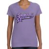 Women's V-Neck Fine Jersey Tee Thumbnail