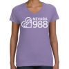 Women's V-Neck Fine Jersey Tee Thumbnail