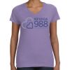 Women's V-Neck Fine Jersey Tee Thumbnail
