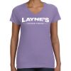 Women's V-Neck Fine Jersey Tee Thumbnail