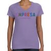 Women's V-Neck Fine Jersey Tee Thumbnail